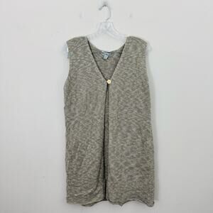 Wind River Knit Sleeveless Gray Cardigan Women’s Size XL